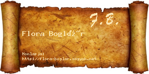Flora Boglár névjegykártya